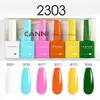 CANNI HEMA FREE UV/LED gél lakk szett 6x9ml - 2303 - Chic Monochrome