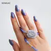 SEMILAC UV/LED Gél Lakk 7ml - 379 - HEMA FREE - Shimmer Stone Saphirre