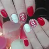 SEMILAC UV/LED Gél Lakk 7ml - 025 - Glitter Red