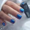 SEMILAC UV/LED Gél Lakk 7ml - 466 - HEMA FREE - Cat Eye - Blue Silk Pyjamas