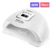 SUN X5 Max UV/LED Műkörmös Lámpa - 80W - White - 45 LED