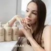 MAKEAR Kéz- és testápoló krém 300ml - parfüm illattal, aranyló mica részecskékkel - SUNSHINE