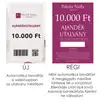 Ajándékutalvány 10.000 Ft