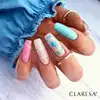 CLARESA UV/LED No Wipe Top Coat - 5g - Glitter Silver
