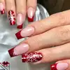 SEMILAC UV/LED Gél Lakk 7ml - 318 - Burgundy Red Glitter