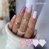 SEMILAC UV/LED Gél Lakk 7ml - 385 - Pastel Pink Sky