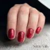 SEMILAC UV/LED Gél Lakk 7ml - 318 - Burgundy Red Glitter