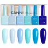 CANNI HEMA FREE UV/LED gél lakk szett 6x9ml - 2313 - Crystal Clear Waters