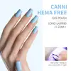 CANNI HEMA FREE UV/LED gél lakk szett 6x9ml - 2313 - Crystal Clear Waters