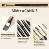 CANNI Prémium ecset No.03 - Lapos ovális ecset 8 mm