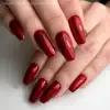 SEMILAC UV/LED Gél Lakk 7ml - 318 - Burgundy Red Glitter
