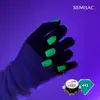 SEMILAC UV/LED Gél Lakk 7ml - 443 - HEMA FREE - Spooky Blue