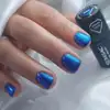 SEMILAC UV/LED Gél Lakk 7ml - 466 - HEMA FREE - Cat Eye - Blue Silk Pyjamas