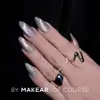 MAKEAR Moonlight Disco Gel Polish 8ml No.MCL03 Silver Purr