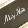 MollyNails fémeszköz tartó tálca - arany