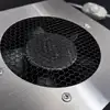 Asztalba beépíthető porelszívó 80W - ezüst