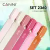 CANNI HEMA FREE UV/LED gél lakk szett 6x9ml - 2360