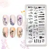 BORN PRETTY nyomdalemez - Flower Tango L006