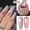 Born Pretty Pro UV/LED HEMA FREE gél lakk 15 ml - C057 - Light Gold Holo Glitter