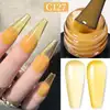 Born Pretty Pro UV/LED HEMA FREE gél lakk 15 ml - C127 - Jelly Lemon Yellow