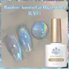BORN PRETTY Rainbow Aurora Cat Magnetic UV/LED gél lakk 10 ml - RA03