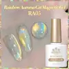 BORN PRETTY Rainbow Aurora Cat Magnetic UV/LED gél lakk 10 ml - RA05