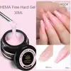 BORN PRETTY PRO Hard Gel építőzselé 30 ml - HG04 - Soft Pink