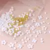 3D körömdíszítő virágszirom mix - fehér