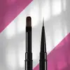STALEKS PRO EXPERT Kétvégű ecset / 10mm nullás + 11mm ovális zselés