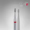 STALEKS PRO EXPERT gyémántporos csiszolófej - drop red 1,6 x 4mm