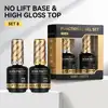 Born Pretty PRO Technikai szett - No.08 - No Lift Base Gel + High Gloss Top Coat - 2x15 ml