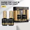 Born Pretty PRO Technikai szett - No.04 - Super Top Coat + Matt Top Coat - 2x15 ml