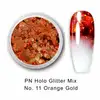 PN Holo glitter mix No.11 Orange Gold