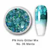 PN Holo glitter mix No.06 Menta