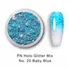 PN Holo glitter mix No.20 Baby Blue