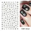 Köröm matrica 3D-s No.F281 - Black-36