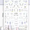 Köröm matrica 3D-s No.CA121- 102 levendulás