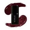 SEMILAC UV/LED Gél Lakk 7ml - 393 - HEMA FREE - Sparkling Black Cherry