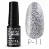 Profinails Platina Glimmer LED/UV lakkzselé 6gr P-11