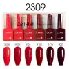 CANNI HEMA FREE UV/LED gél lakk szett 6x9ml - 2309 - Red Velvet Reverie