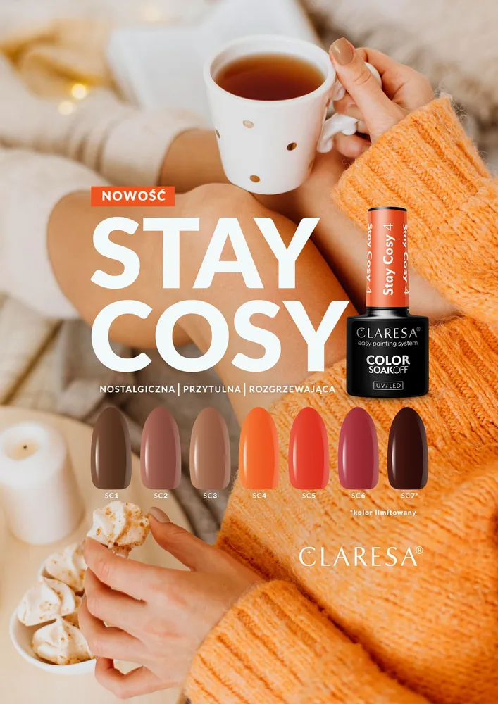 CLARESA UV/LED gél lakk 5g - Stay Cosy 6