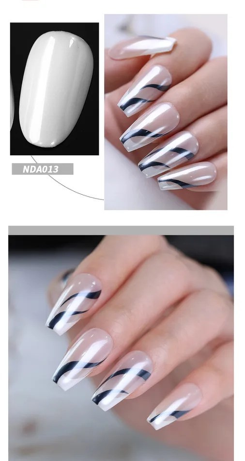 White Pearl Nail Art Powder - NDA018