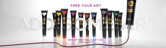 MAKEAR ProArt Gel festőzselé PA17 - 10 ml - Amarant