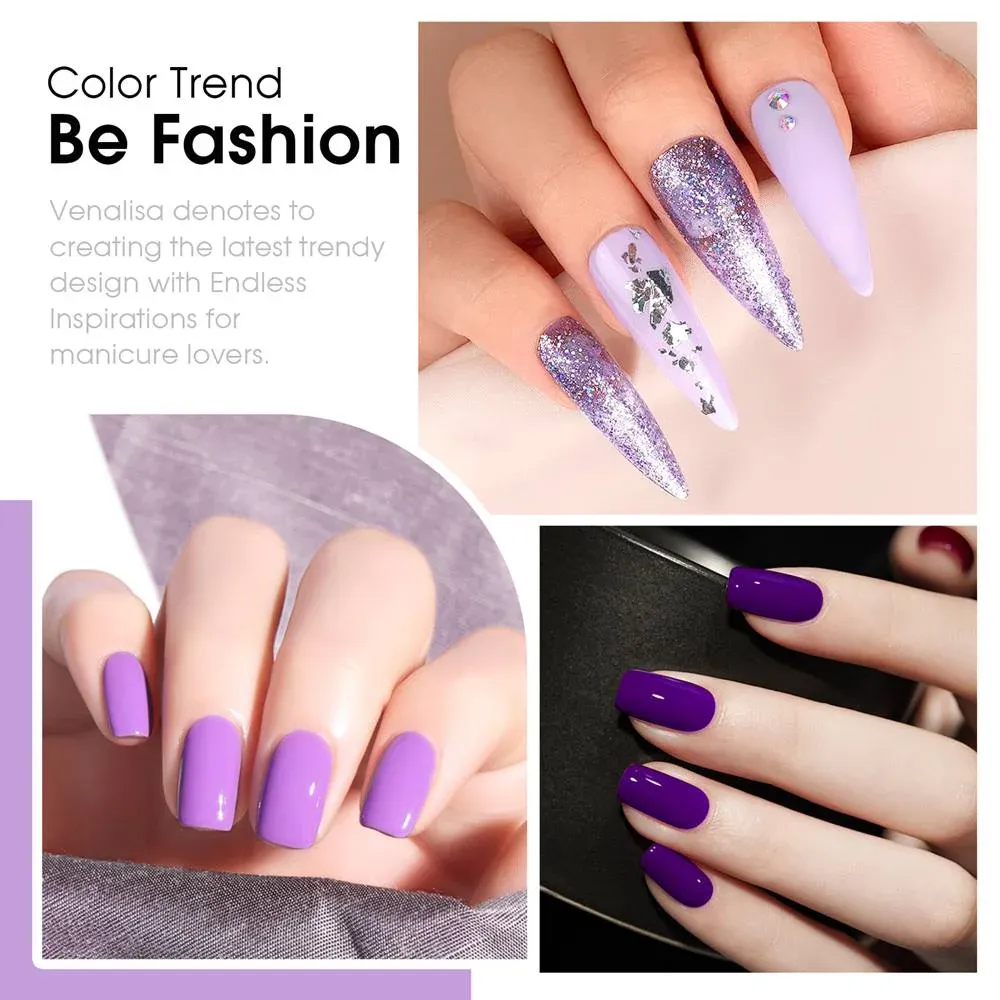 Venalisa 6 db-os UV/LED Gél lakk szett - 2225 - Amethyst Dream - Hema Free
