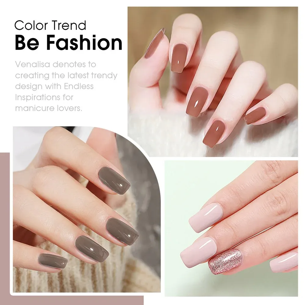 Venalisa 6 db-os UV/LED Gél lakk szett - 2227 - Chic Mist - Hema Free