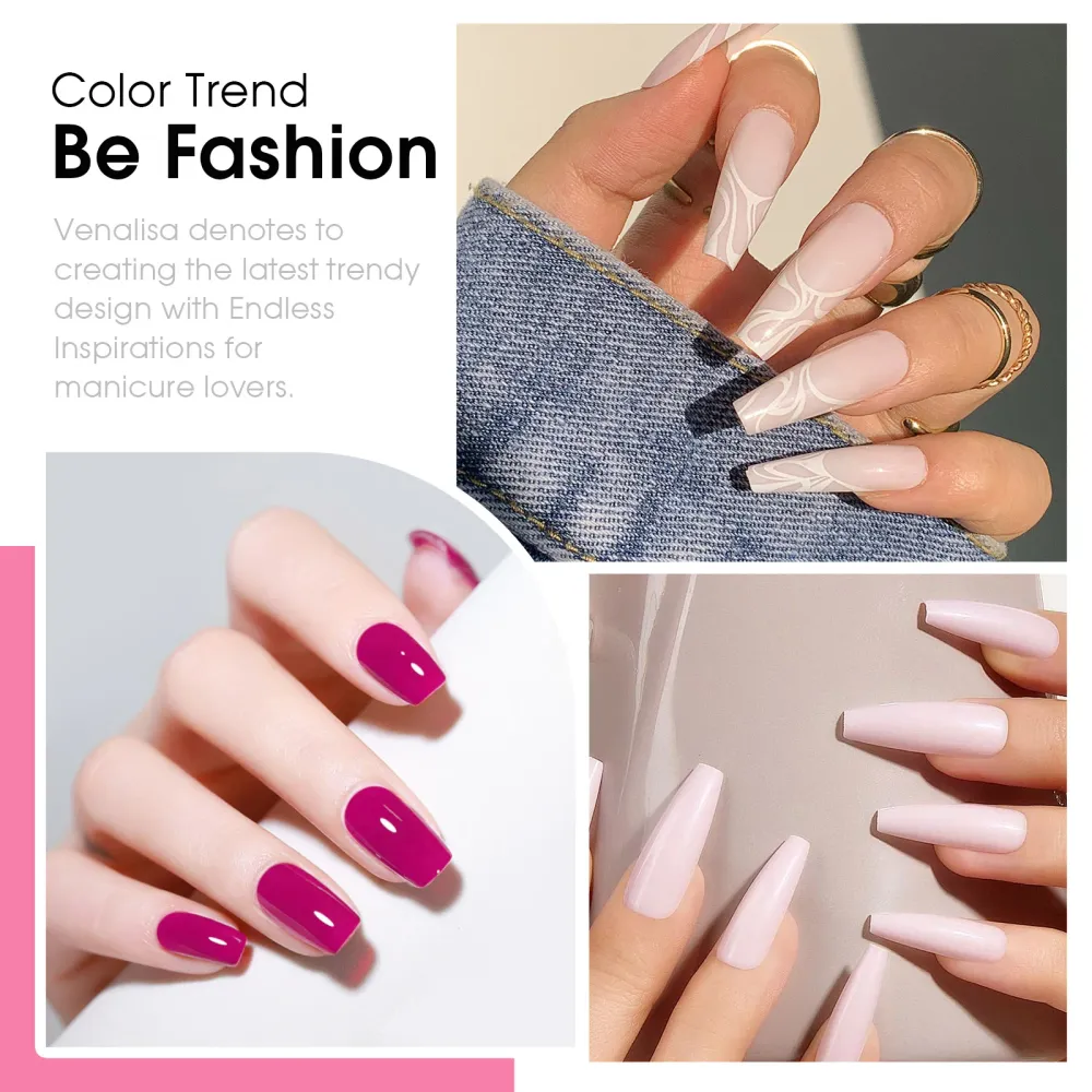 Venalisa 6 db-os UV/LED Gél lakk szett - 2232 - Pink Memories - Hema Free