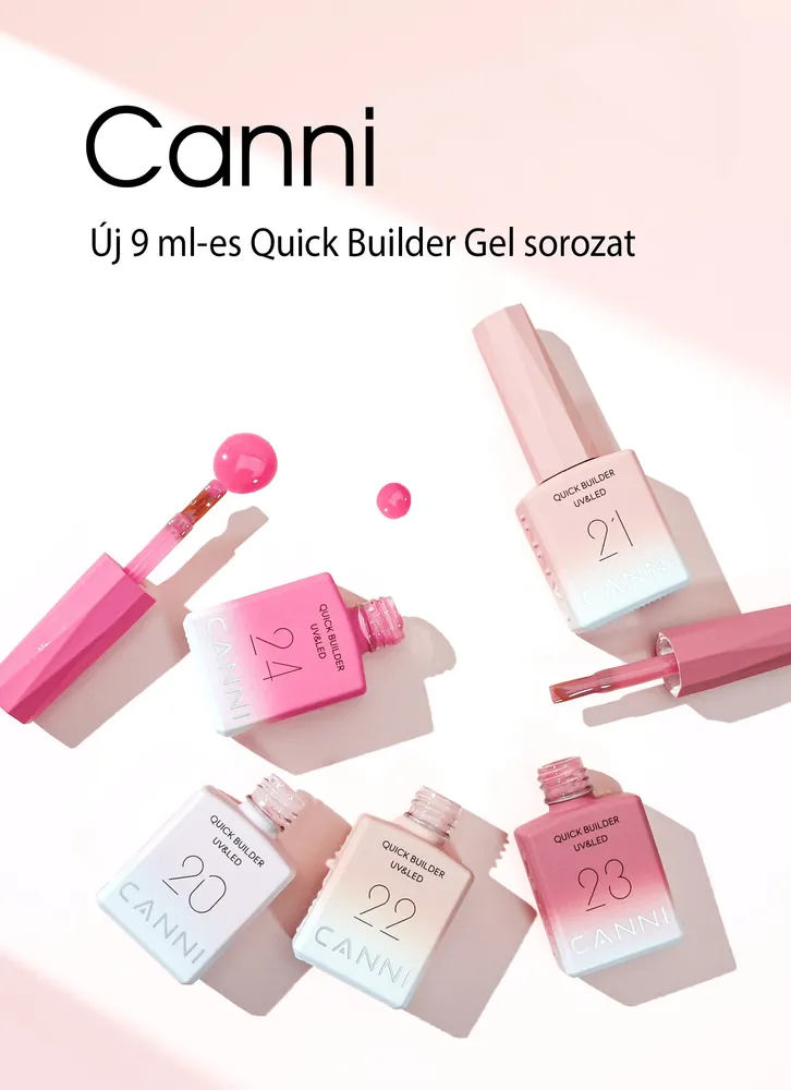 CANNI HEMA FREE Quick Builder Gel - 9 ml - X13 Clear