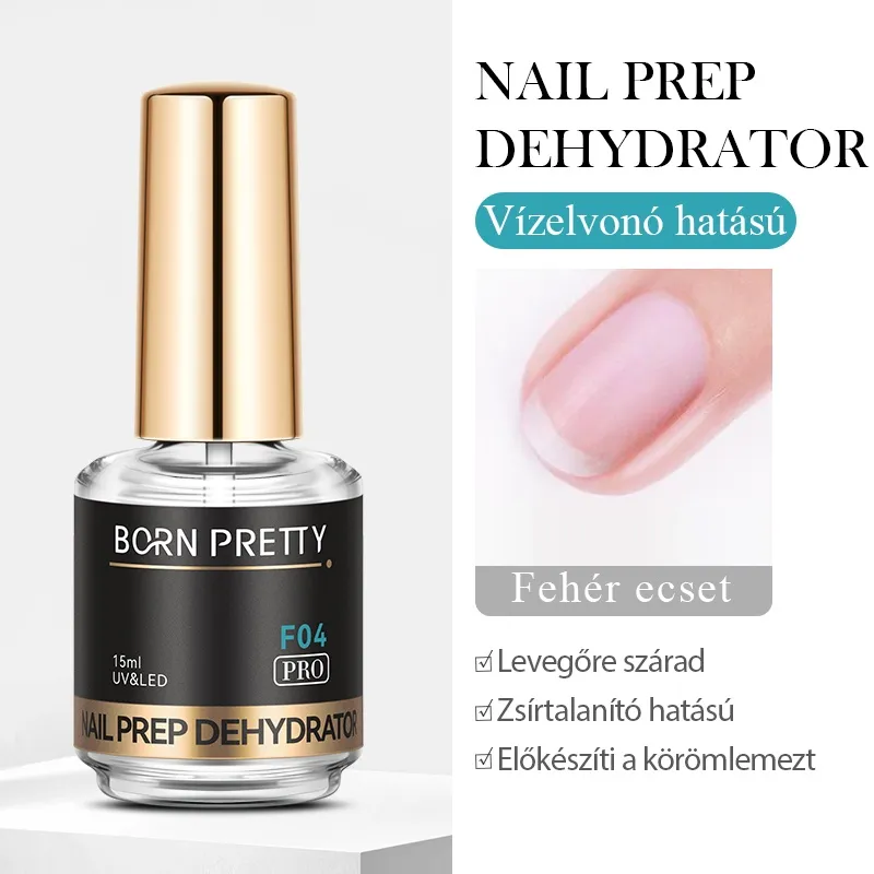 Born Pretty PRO Technikai szett - No.06 - Nail Prep + Nail Primer - 2x15 ml