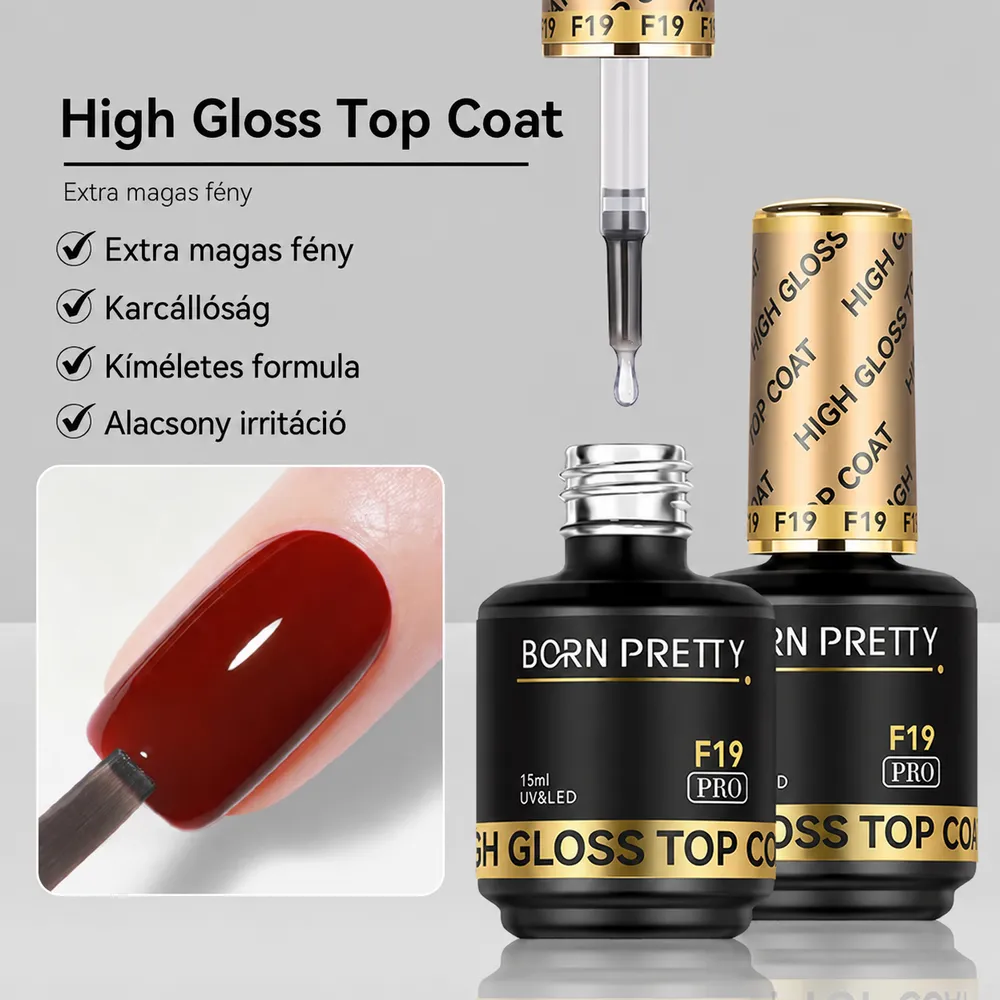 Born Pretty PRO - F19 - High Gloss Top Coat