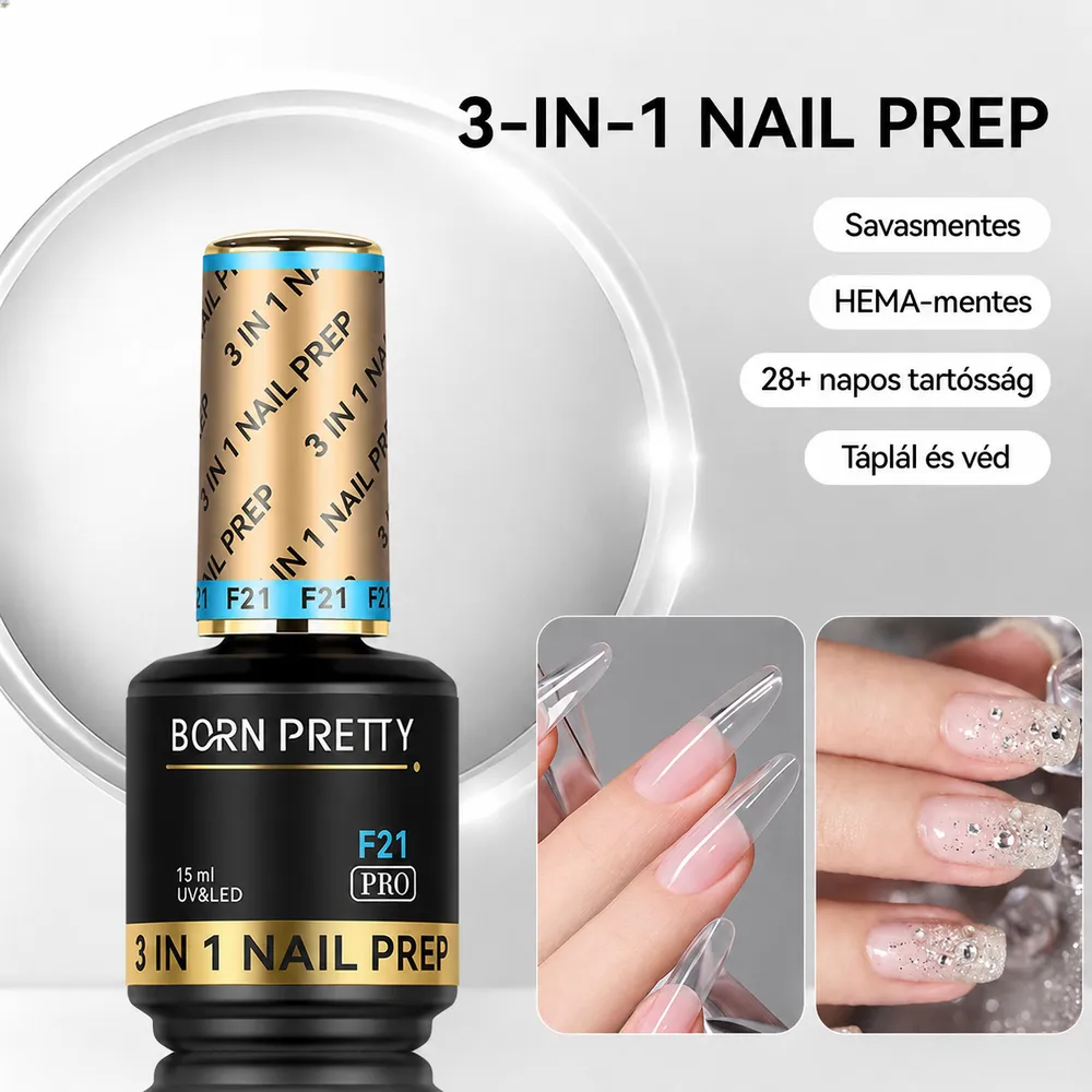 Born Pretty PRO - F21 - 3in1 Nail Prep